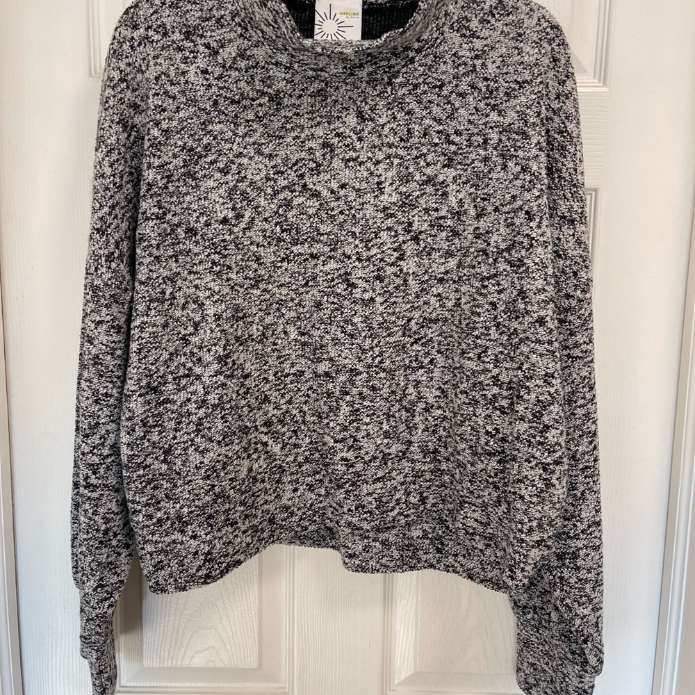 Cozy Black and White Sweater